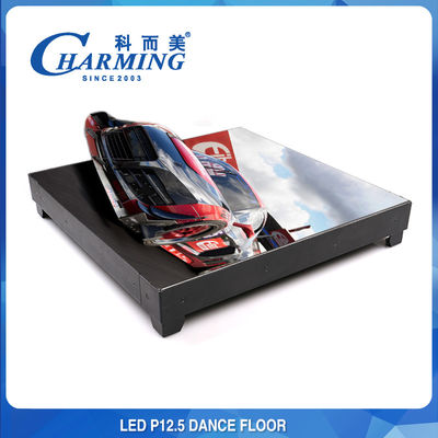 気性 GlassVideo LED のダンス・フロアの使用料 P12.5 鉄材料