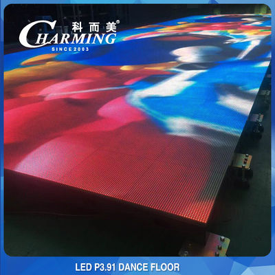 P3.91誘導LEDのビデオ床のダンス・フロアRGB HD IP65の高い耐久性BISのセリウム