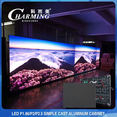 3840HZ ビデオ壁の屋内固定 LED 表示 P1.53 P1.86 P2 Multiscene