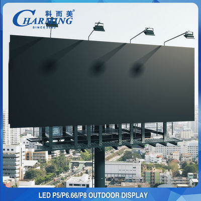 実用的な P8 屋外 LED ビデオ ウォール ビルボード スクリーン 120x120