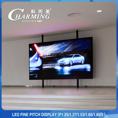 壁の台紙 IP42 の会議室 LED スクリーン、ピクセル ピス 1.86MM LED の壁 HD