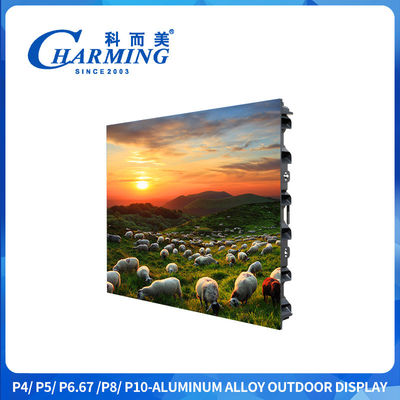 LEDスクリーン広告ボード P6 ストリート 960x960MM 搭載 LEDスクリーン P4 ビデオアウトドアディスプレイ