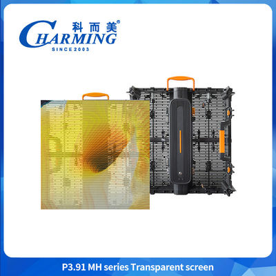 外部 IP65 P3.91-P7.8 透明ガラス 3D LEDディスプレイ ビデオ壁ディスプレイ