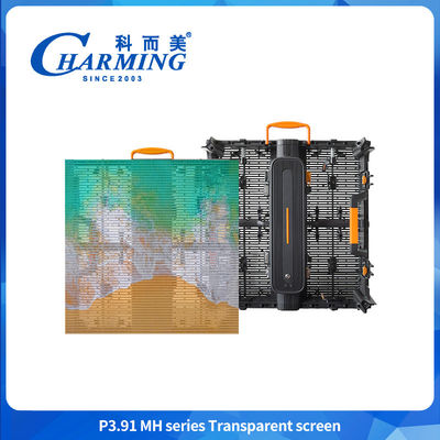 ショッピングモール 3.91mm Hd 透明画面 防水 LED ビデオ 壁 広告用