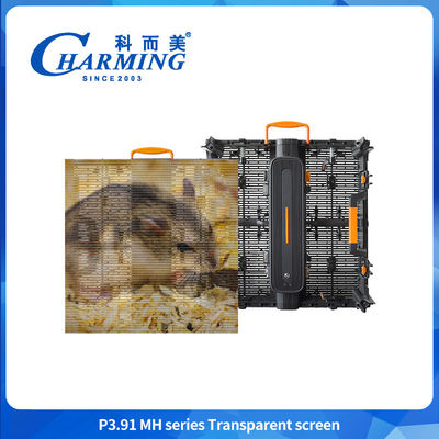 ショッピングモール 3.91mm Hd 透明画面 防水 LED ビデオ 壁 広告用