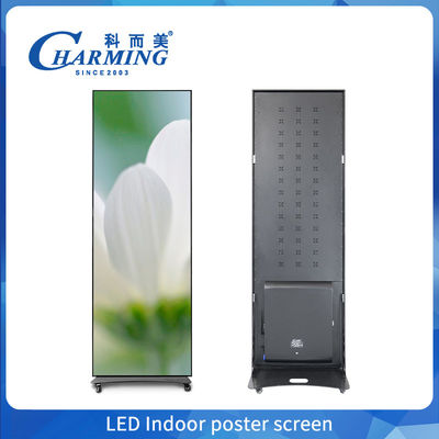 新しいデザイン P1.8 P2 P2.5 LEDビデオポスター 室内展示 LEDミラーポスター 広告ディスプレイ画面