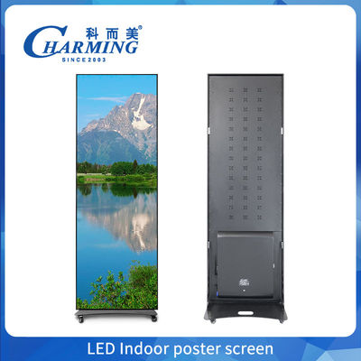 フルカラーLED 640X1920mm P2 P1.86 P2.5 P3 フロア 立 LED ポスター Wifi Usb モバイル ミラー ポスター ディスプレイ パネル