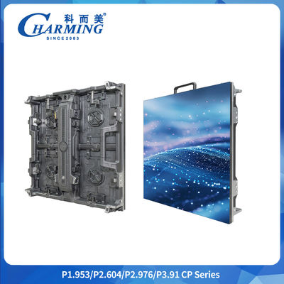 良好な熱分散性P2.6/2.98/3.91 CPシリーズ 屋外IP65LEDビデオ 防水壁 REAN信号航空プラグ