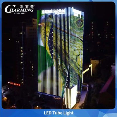 U38 アルミニウム合金 RGB LED チューブライト DC24V SPI 制御 建物用