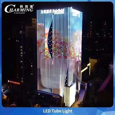 アルミニウム素材 SMD5050 IP65 屋外防水 LED チューブライト 商業用大型ビルの外観用