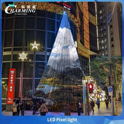 新しい技術 LED ピクセルライト 50C SMD3535 IP66 SPI制御 屋外照明 外壁飾り 舞台公園照明