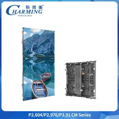 P3.91 500x1000mm LED ビデオ ウォール レンタル ディスプレイ アルミ合金