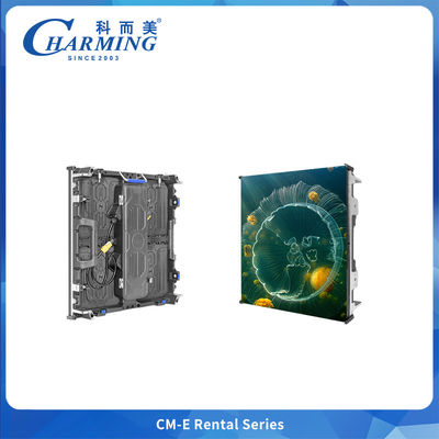 クリエイティブCM-EシリーズP3.91屋外レンタルスクリーン、キャビネット電源コード付き、IP65イベントパーティーショーケース