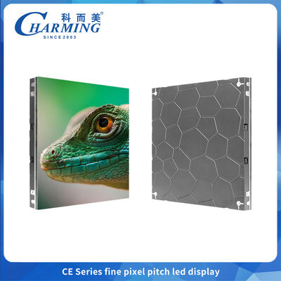 ファインピッチ LED ディスプレイ屋内モジュラー設計 8K リフレッシュ磁気フロントアクセス固定設置用マルチサイズスプライシング