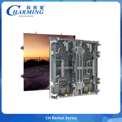 防水 屋外レンタル LED パネル P3.9 鋳型アルミキャビネット イベントステージのためのワンクリックデガスティング