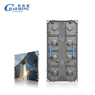 3840Hz 高アウトドアリフレッシュレート P3.91 LED ビデオウォール 鋳型アルミキャビネットと500x1000mm軽量デザイン