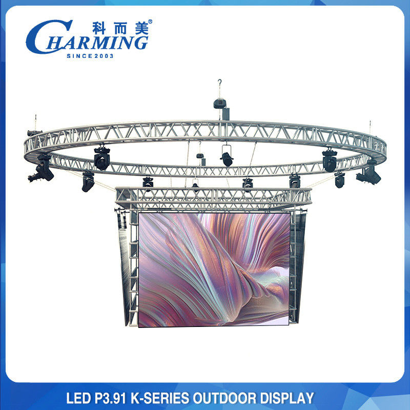 P3.91 屋外イベント用の室内パネル レンタル LED ビデオ壁ディスプレイ