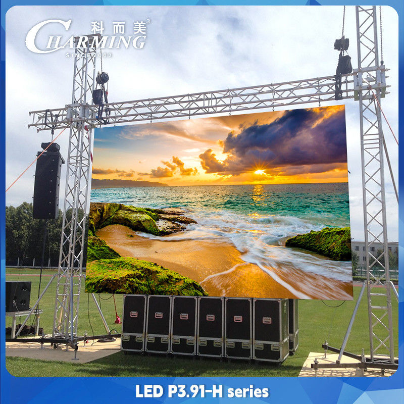 ステージバックグラウンド P3.91 レンタル LED ビデオ 壁ディスプレイ 更新率 3840H2