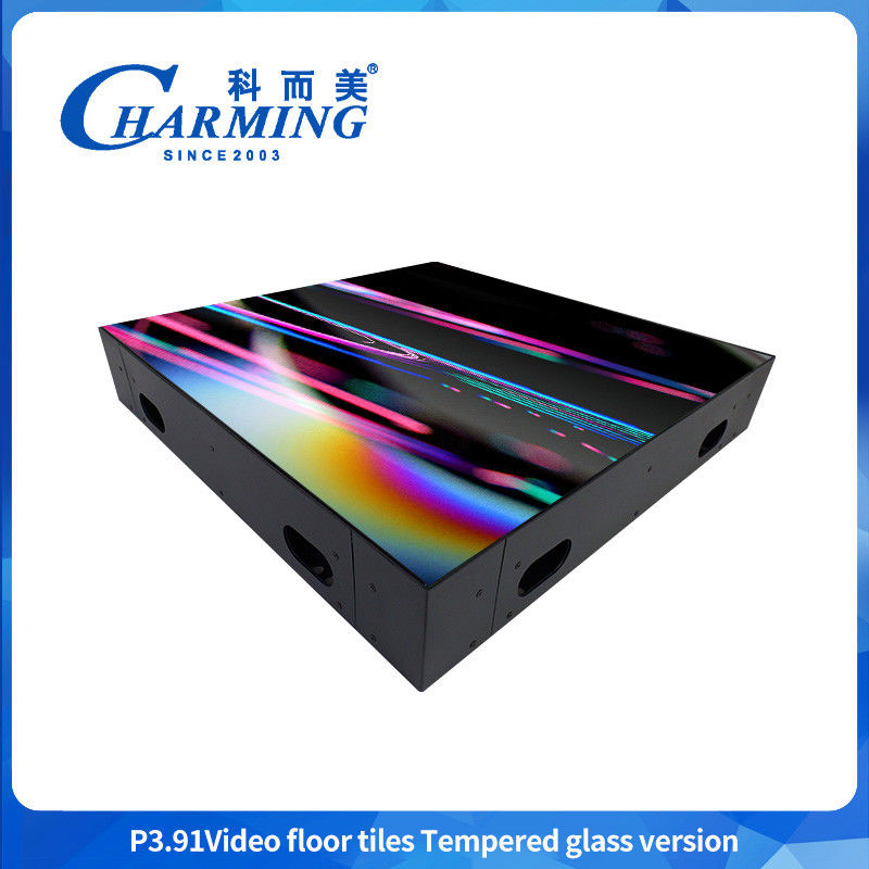 専門中国室内 SMD1921 防水3Dガラスミラー LEDディスプレイ ダンスフロア デジタルサイネージ LEDビデオフロアタイル イベント用