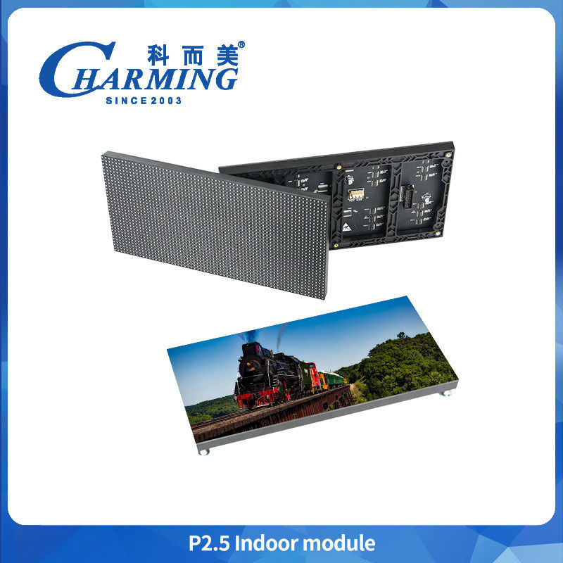 新しい発明 P2.5 ビデオ 320x160mm インダース LED ディスプレイ インダース LED 広告画面 パネル 高性能