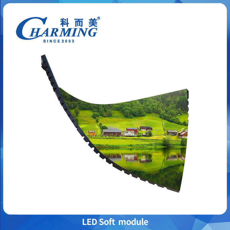 工場価格 P4 LEDソフトモジュール 室内ディスプレイ ビデオ 壁画面 体重 255g 256*128MM SMD2020 広告画面