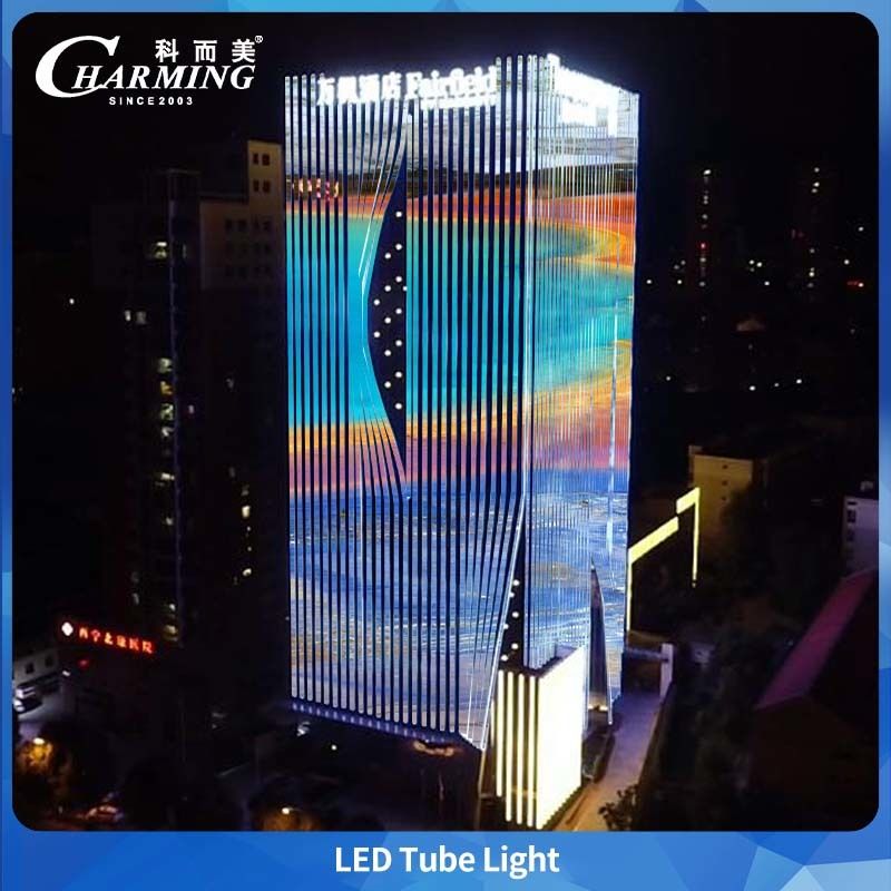アルミニウム合金 + PCチューブライト 屋外建築のドアヘッドと橋の照明プロジェクト用