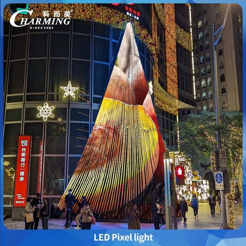 魅惑的な2025 ニュー イノベーション 製品 LED ピクセルライト 40D 40*27.3MM PC素材 IP66 観光スポット 装飾