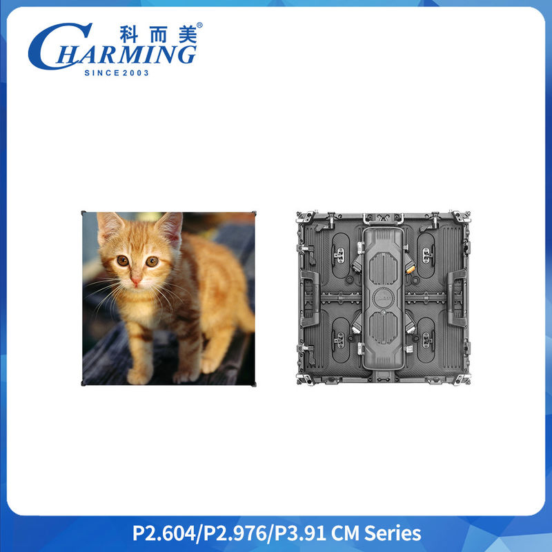 P3.91 屋外レンタ LEDディスプレイ IP65 7680Hz キャビネット 500*500mm SMD1921 フルカラー
