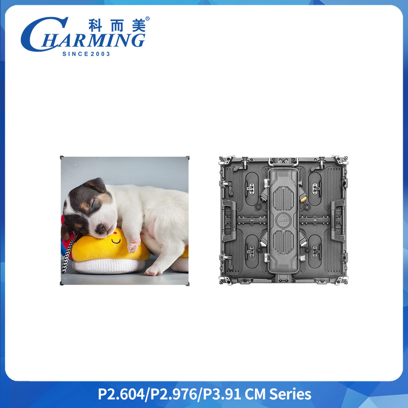 P3.91 屋外レンタ LED広告スクリーン IP65 7680Hz 500*500mm SMD1921