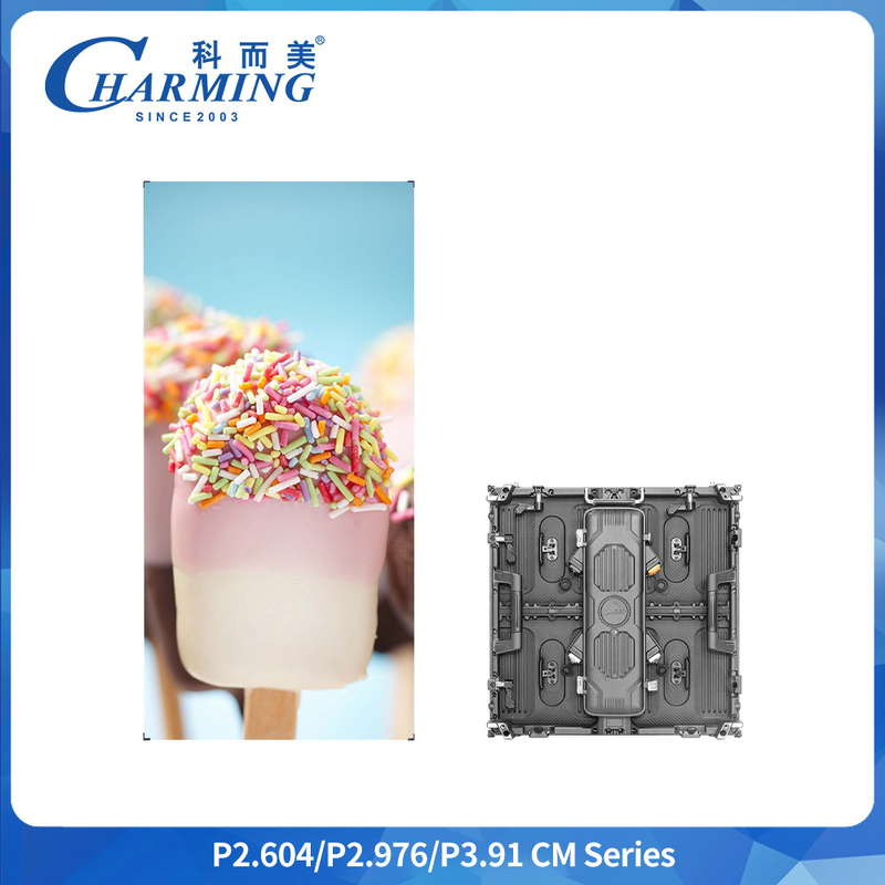 P2.6 IP65 屋外レンタルLEDディスプレイキャビネット 500x500mm 6.4kg