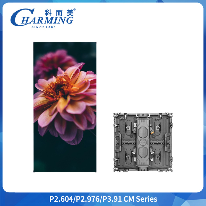 P3.91 LEDビデオウォール 500x500mm IP65 屋外ディスプレイ