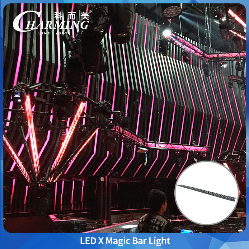 Music Sync LED X MAGIC BAR Light RGB Low Power Adjustable Angle Use for Entertainment Lobbies