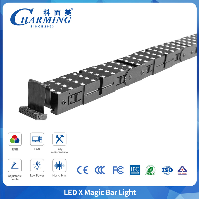 140° 視角 PC 殻素材 RGB 長寿命 彩り輝くLED マジックバーライト