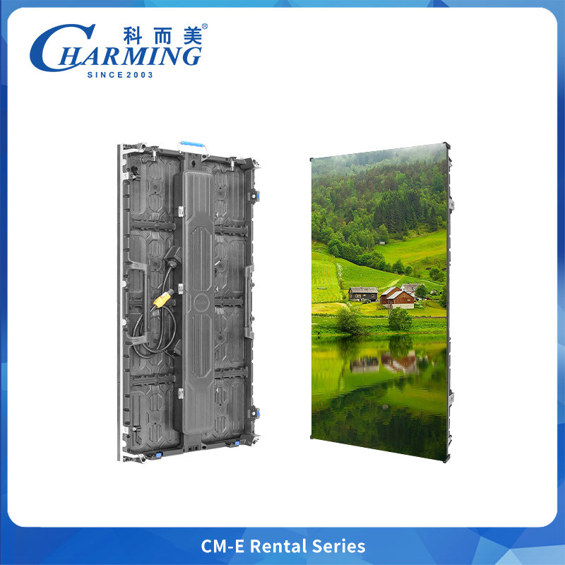 500x500mm/500x1000mm 6.4kg レンタルLEDディスプレイキャビネット 電源コード統合 コンサートステージイベント用