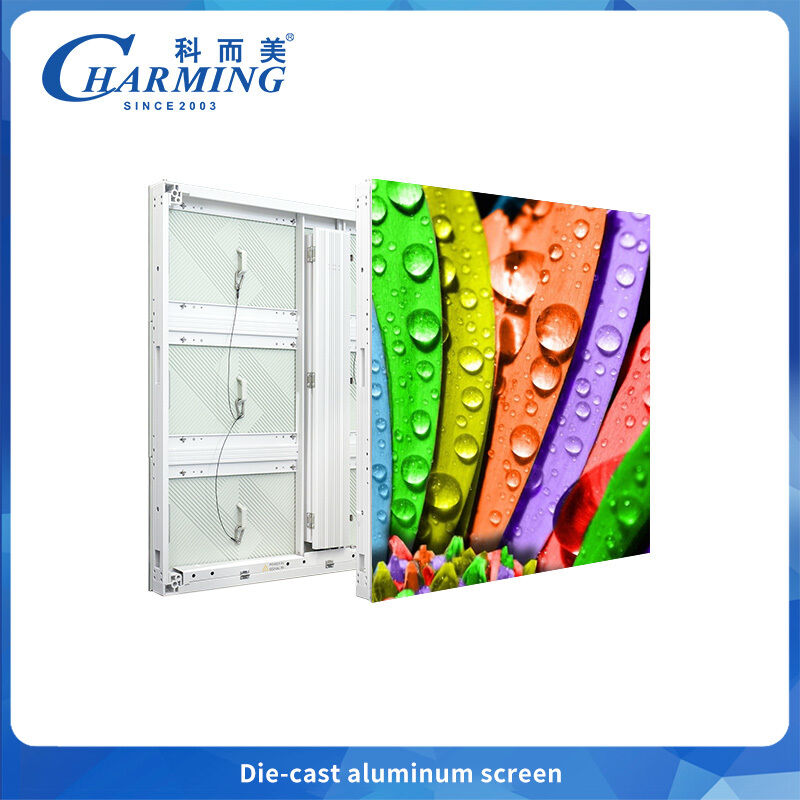 P5.7 薄型LEDスクリーン IP65 & 77mm超薄型プロフィール,屋外設置に最適