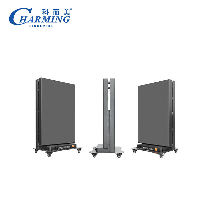 P2 Foldable LED Poster Screen with Mobile Intelligent Control and 7680Hz Refresh Rate for Indoor Advertising