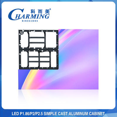 耐衝撃性の 200W 屋内 LED の壁、4K P2.5 継ぎ目が無い固定 LED スクリーン