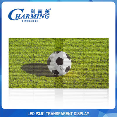 256x64 16 ビット 透明 LED パネル フィルム 多目的 実用的