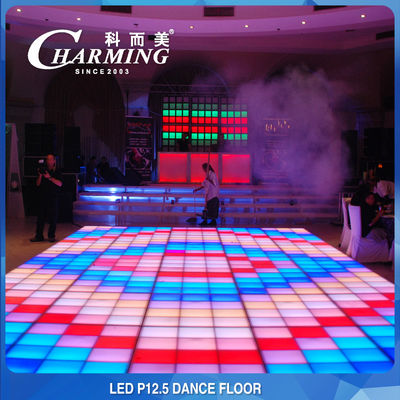 200W は結婚式の段階のための LED のダンス・フロアの使用料 P12.5 をつけます