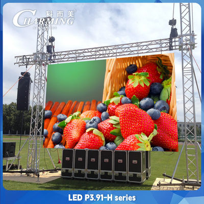 P3.91 屋外広告 LED ビデオ 壁画面 IP65 防水