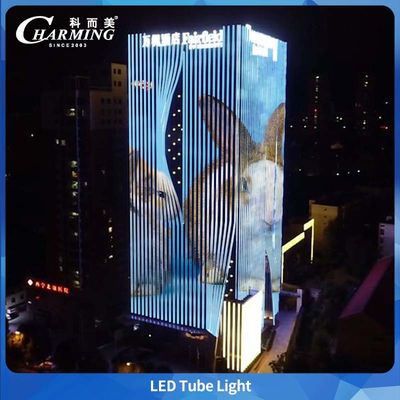 IP65 格付け 露天 SPI 500/1000MM LEDチューブ 透明で明るい照明の広告用 アンチUVPCカバー