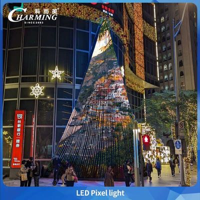 30MM IP66 DC24V RGB アウトドア アルミ プロファイル 恒久 LED クリスマス LED ピクセルポイントライト